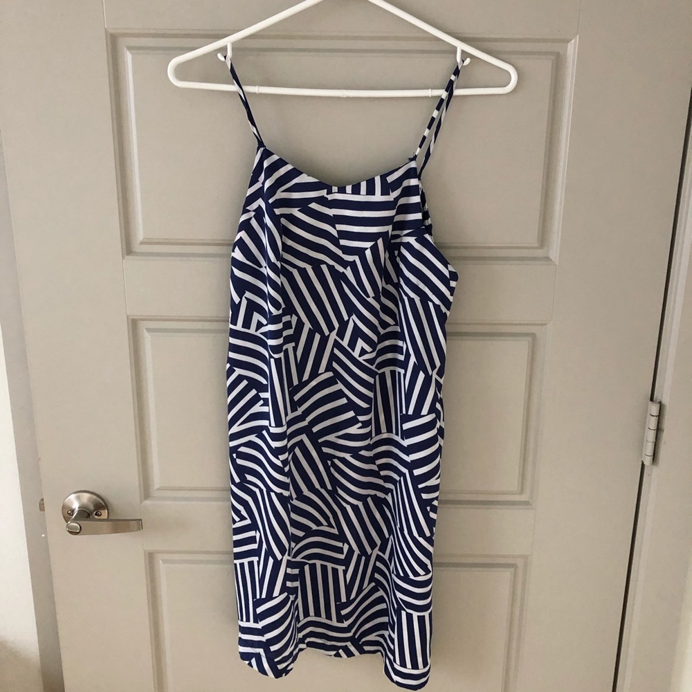 Women’s Striped Pattern Summer Mini Dress